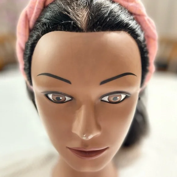 Pink Braided Handmade Headband - Picture 2 of 7